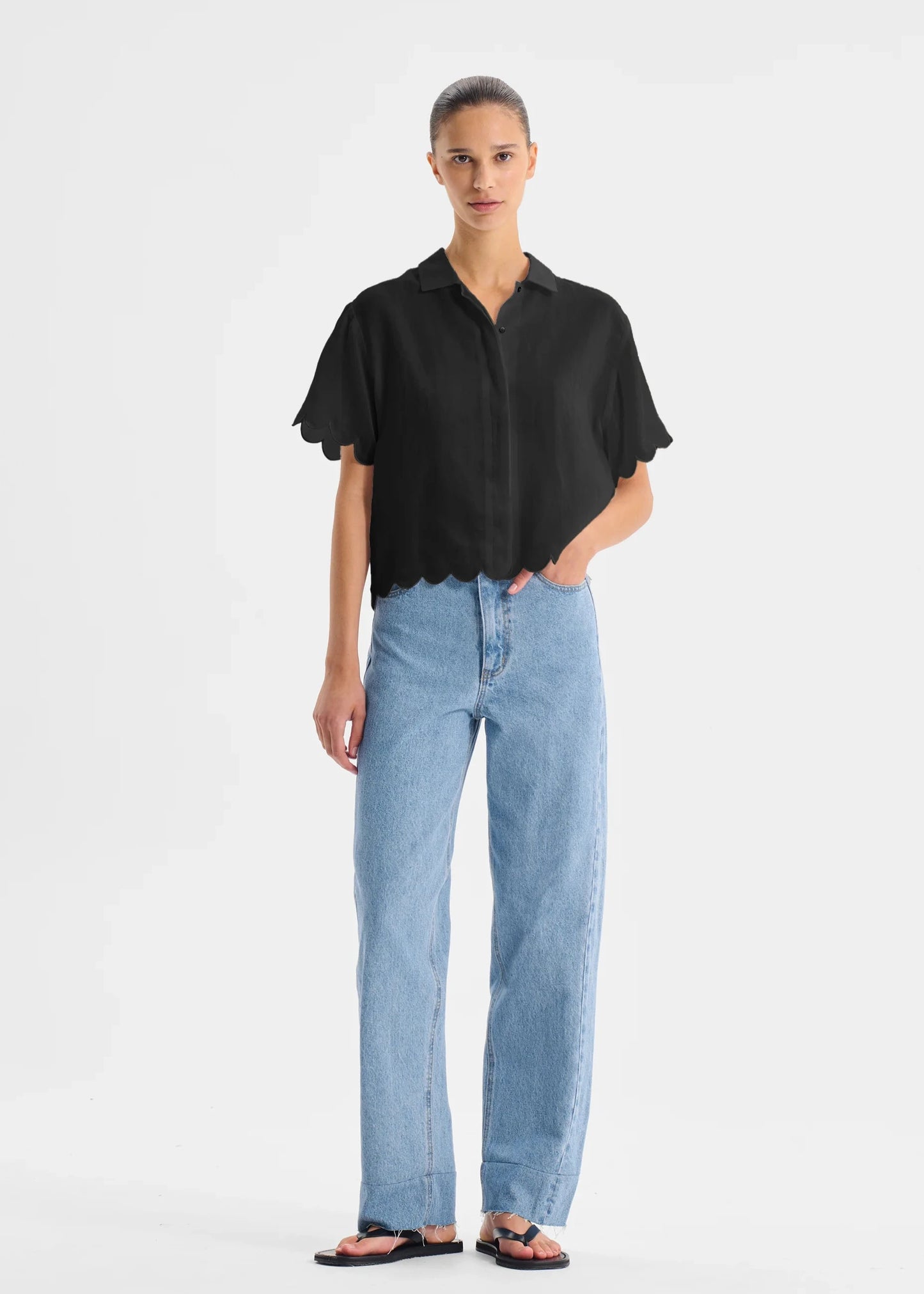 Constance S/S Shirt - Black