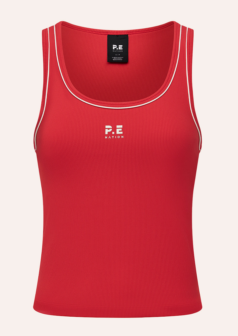 Nexus Rib Tank - College Red 7