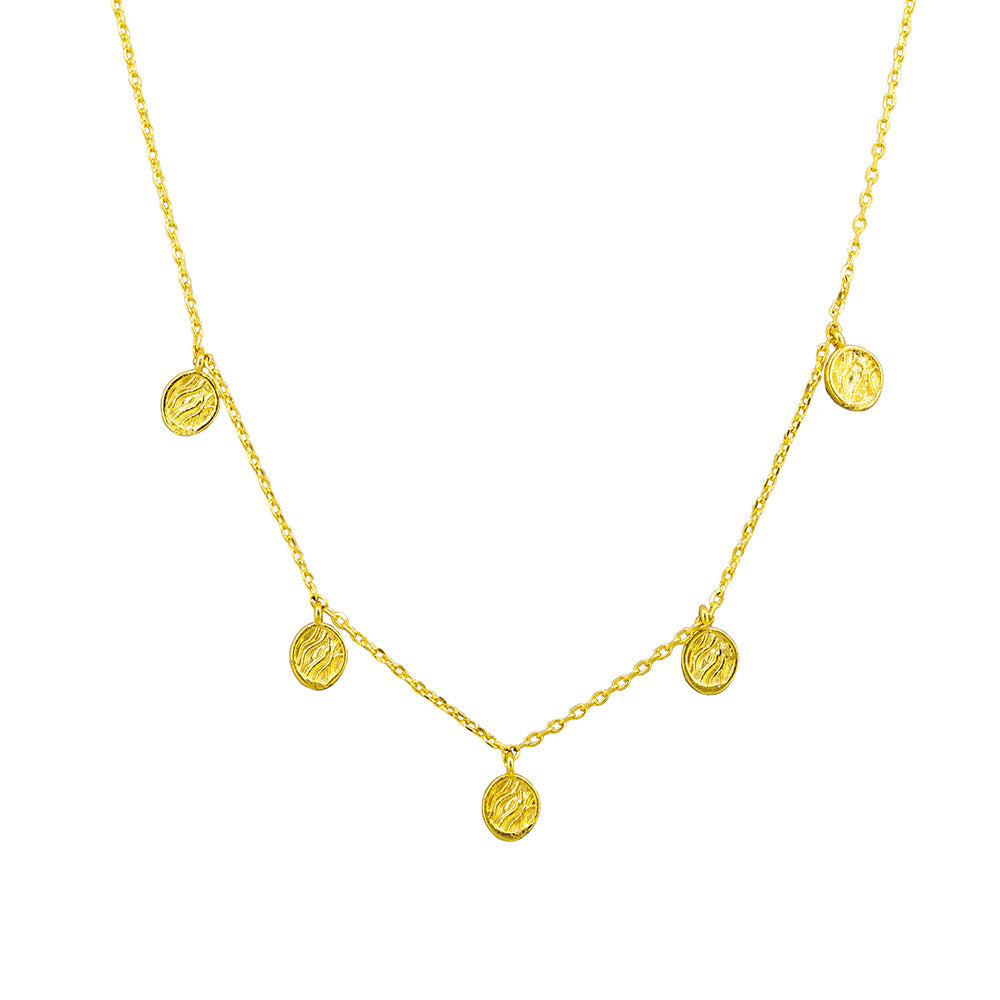 Citron Charm Necklace - Gold