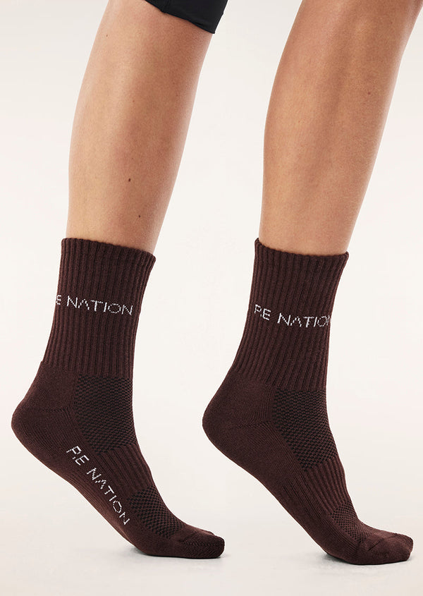 Signature Sock - Dark Plum