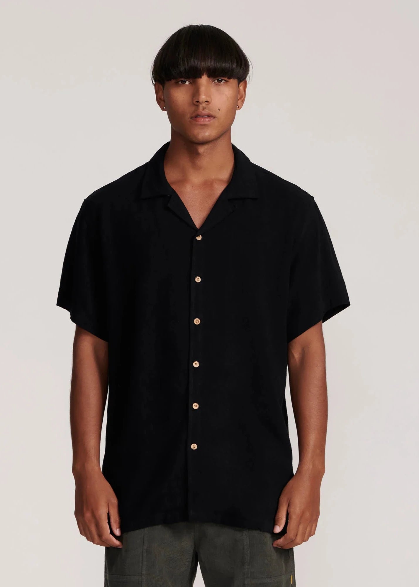 Ernie Resort Shirt - Black