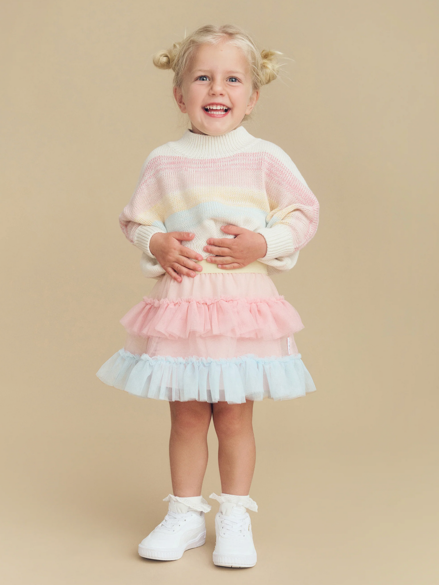 Rainbow Tulle Skirt