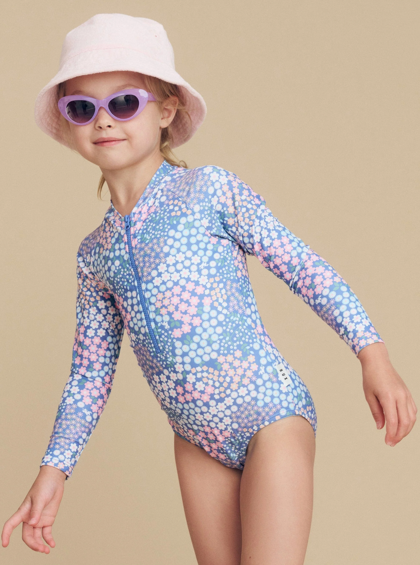 Garden Floral Zip Swimsuit