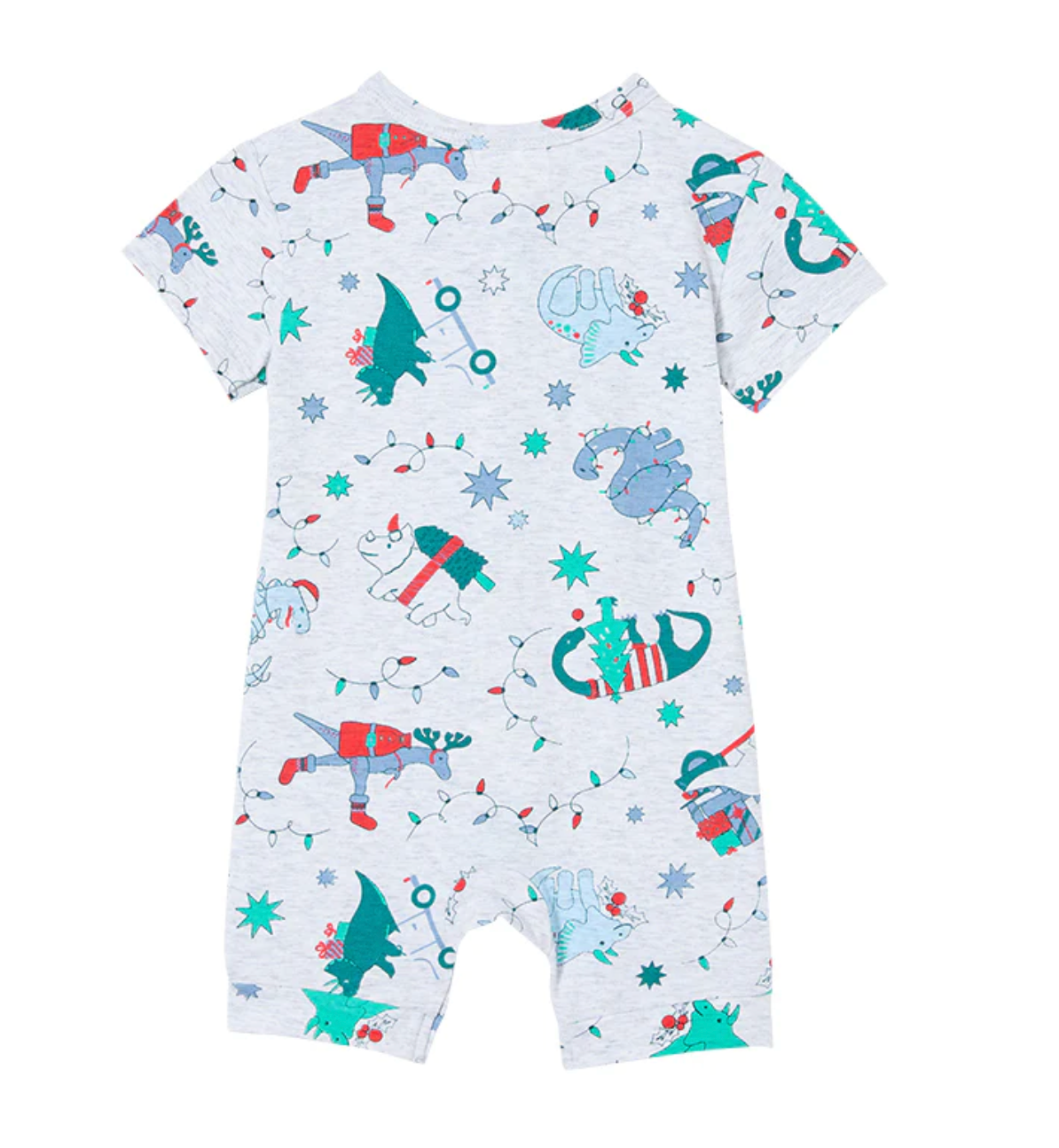 Christmas Zip Romper