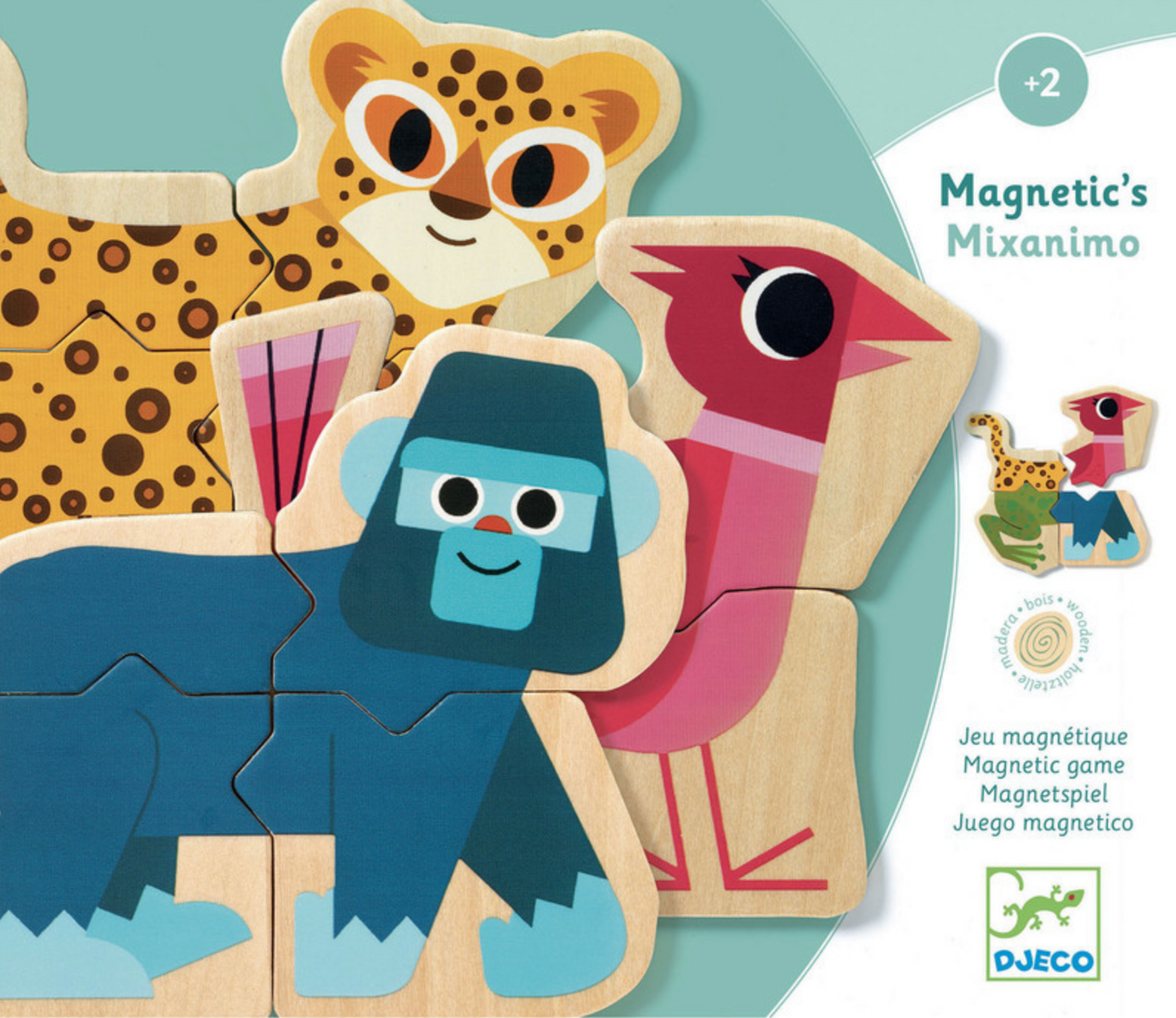 Wooden Magnetic Mixanimo Set
