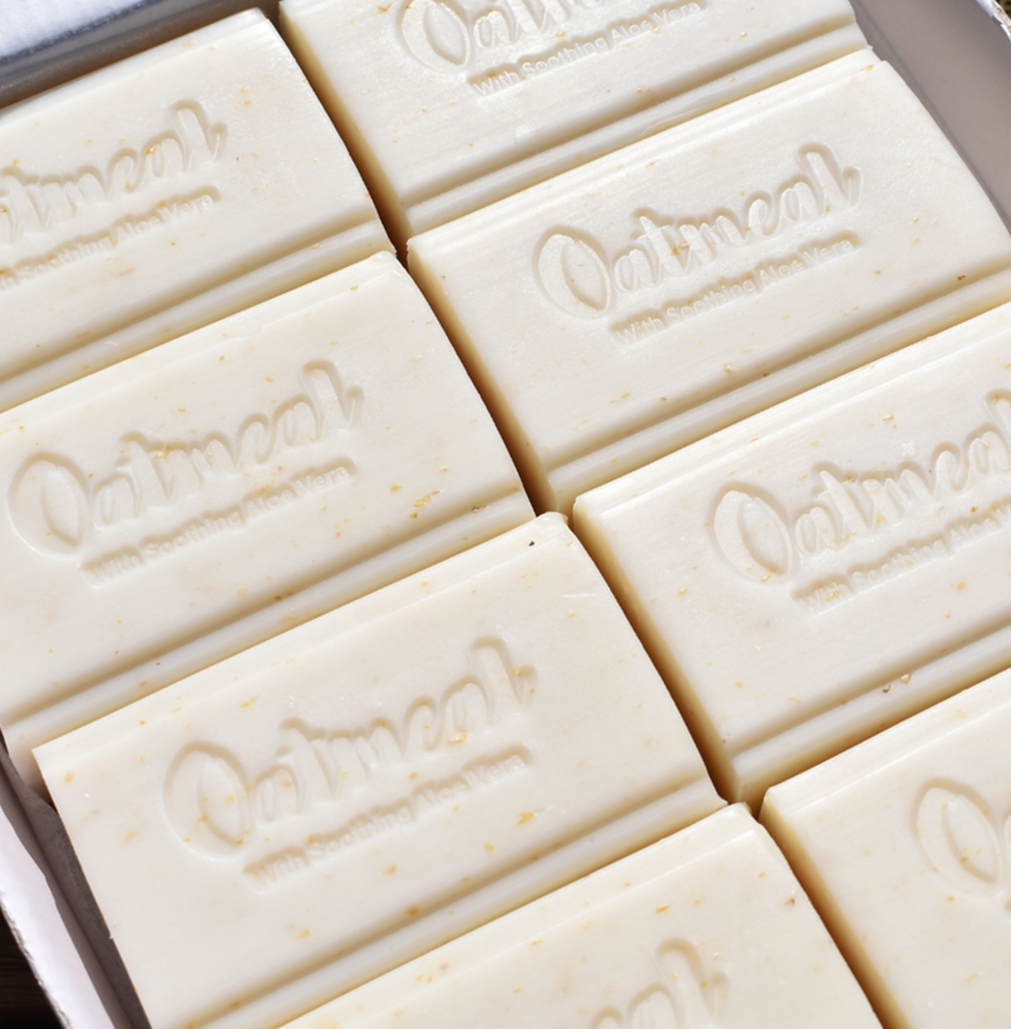Oatmeal with Soothing Aloe Vera Coconut Oil - Soap