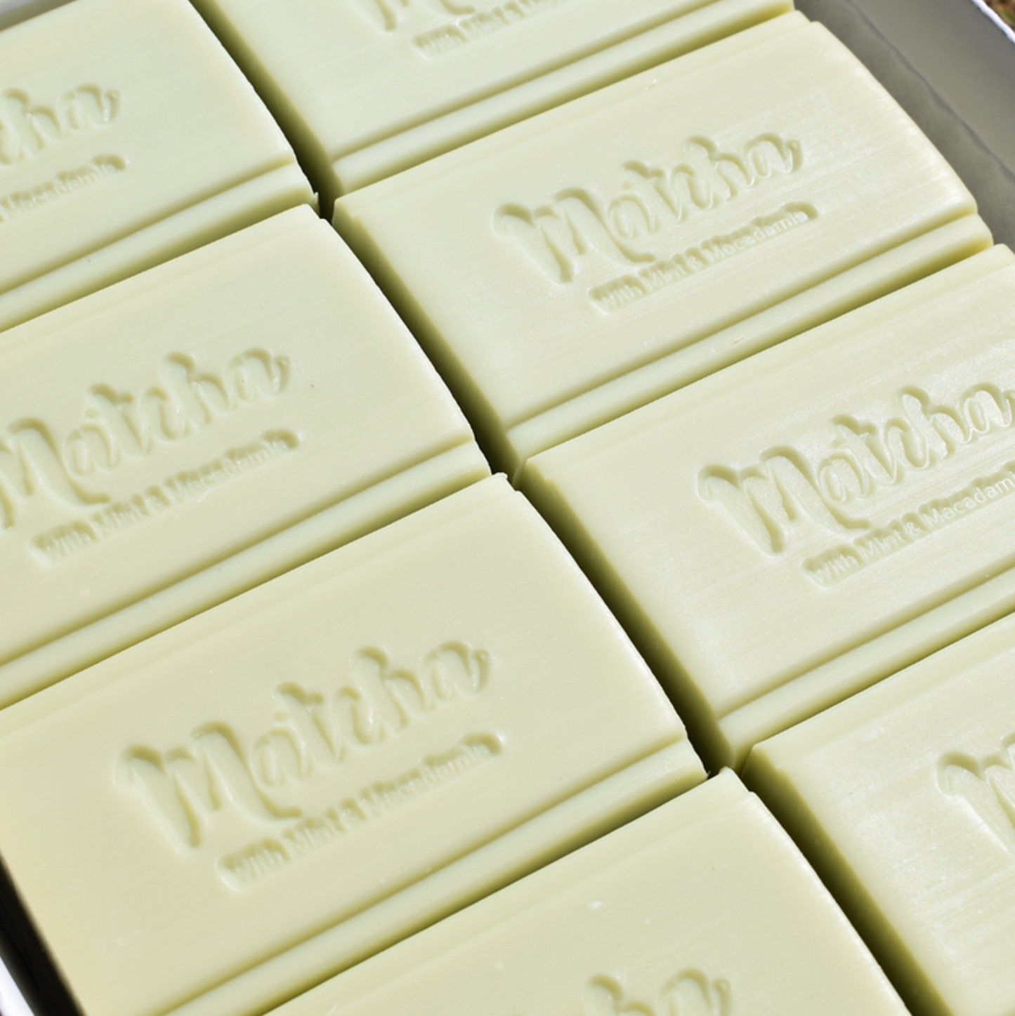 Matcha with Mint & Macadamia Coconut Oil Coconut - Base Soap