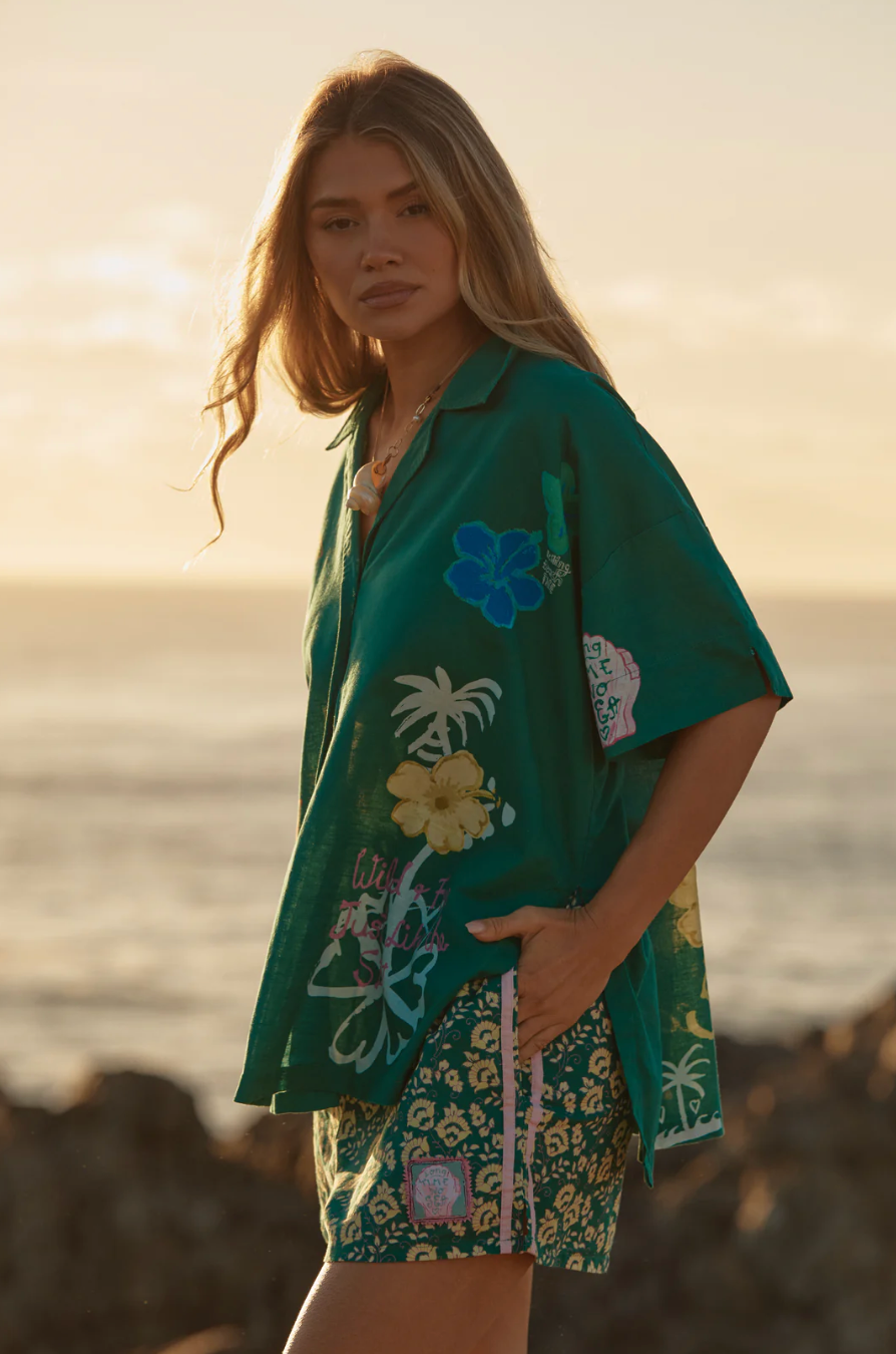 The Patron Shirt - Seas the Day Green