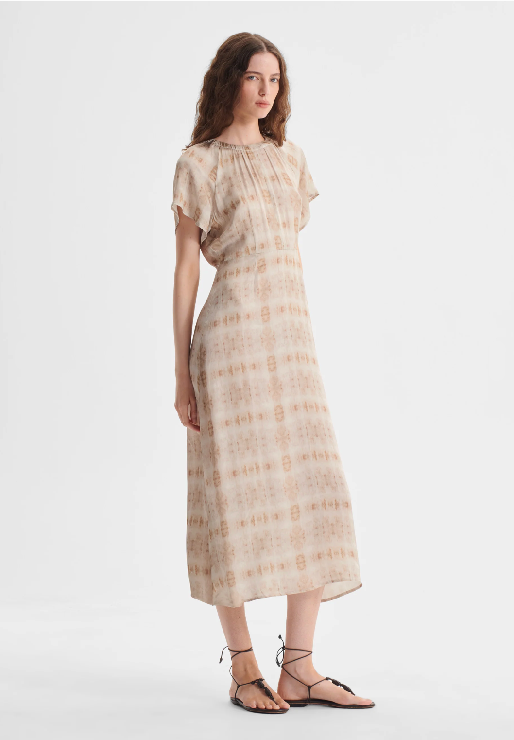 Lucille Tie Dress - Print