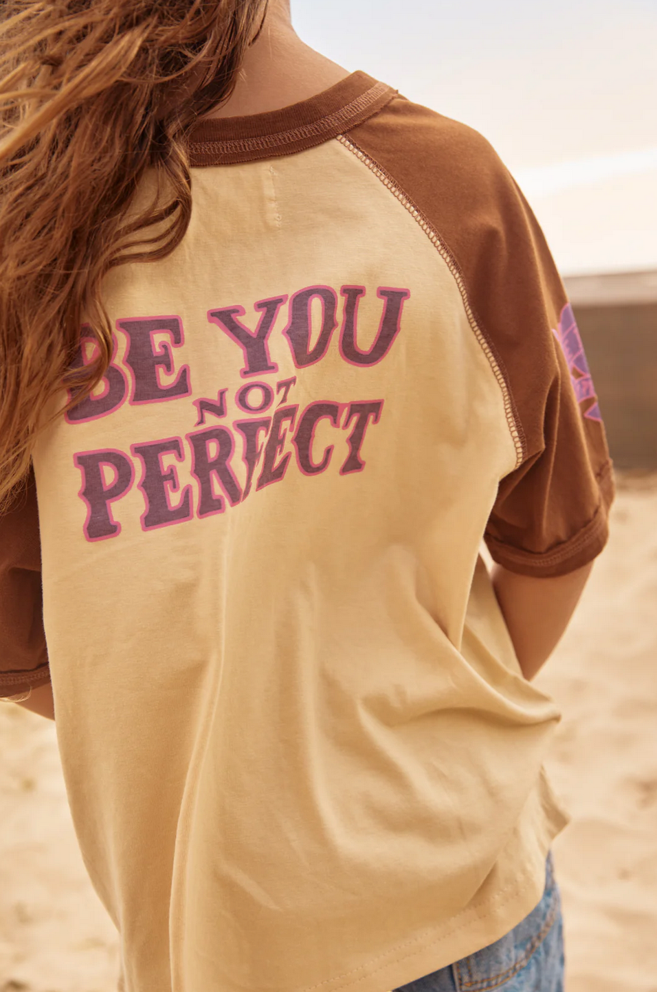 The Be You Raglan Kids Tee