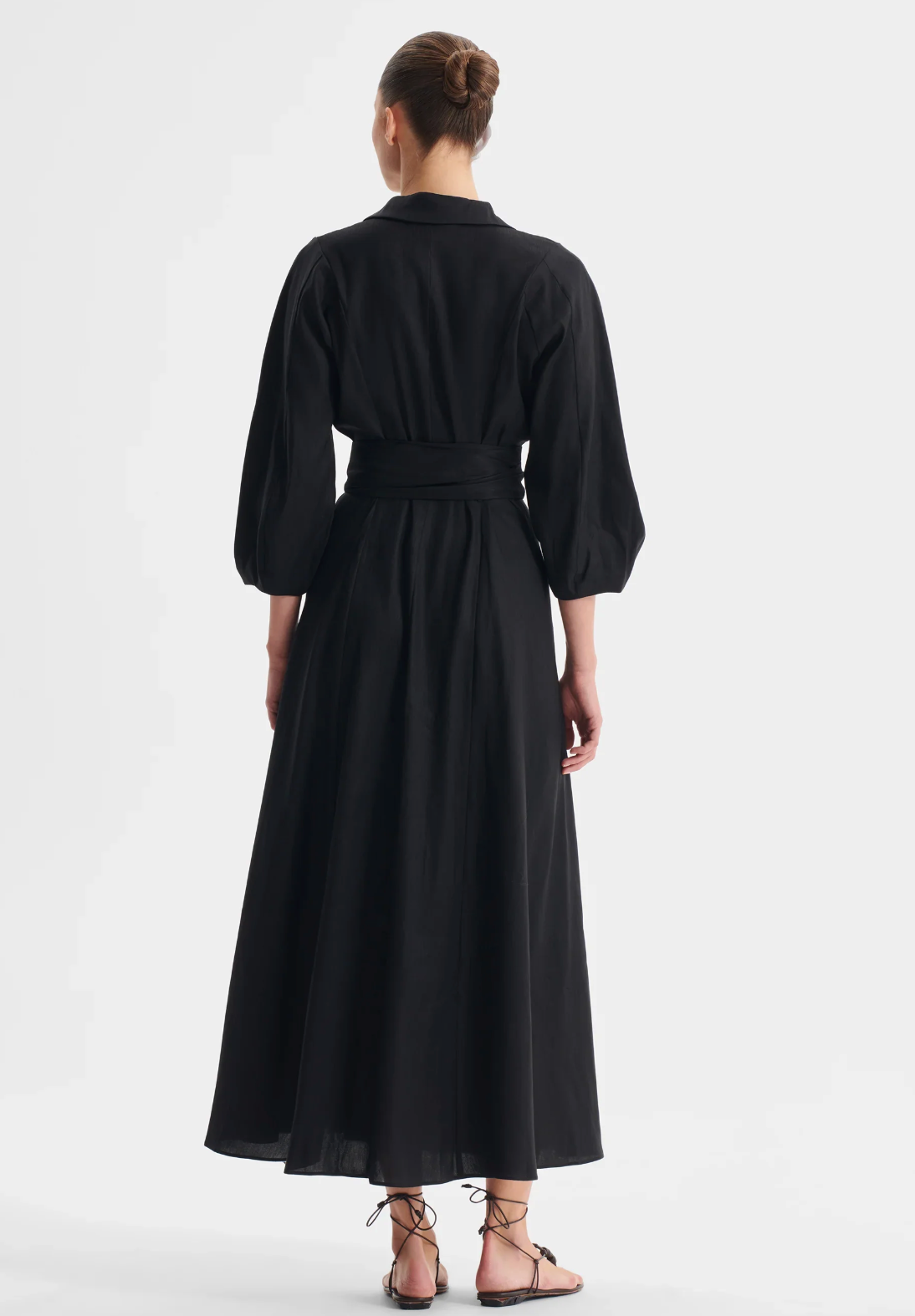 Madelyn Shirt Dress - Black
