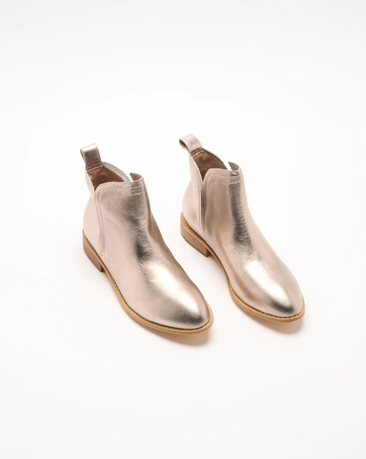 Douglas Leather Boot - Champagne