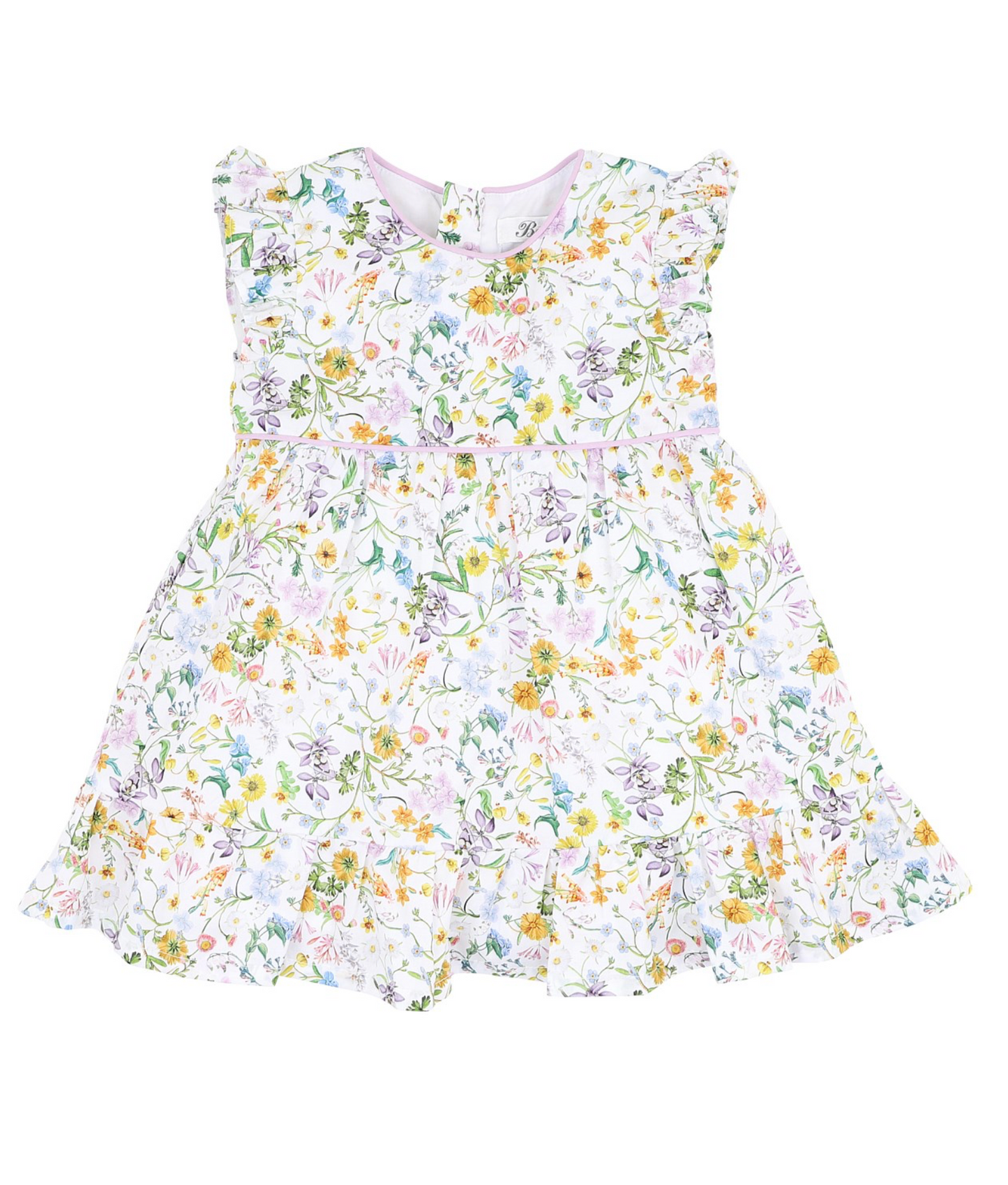 Zara Ruffle Dress - Zara Print