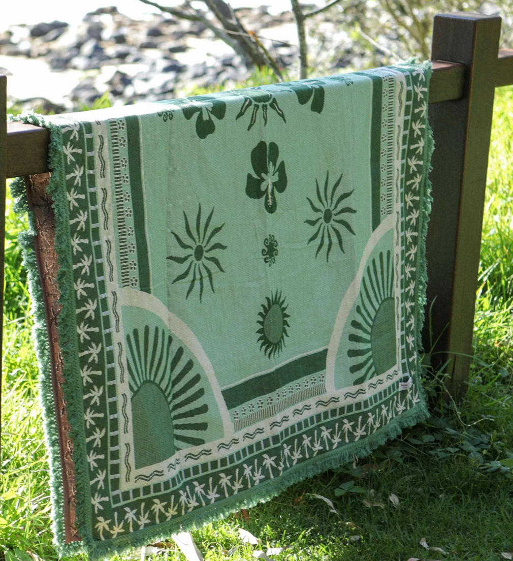 Sunni Scenes - Olive Rug
