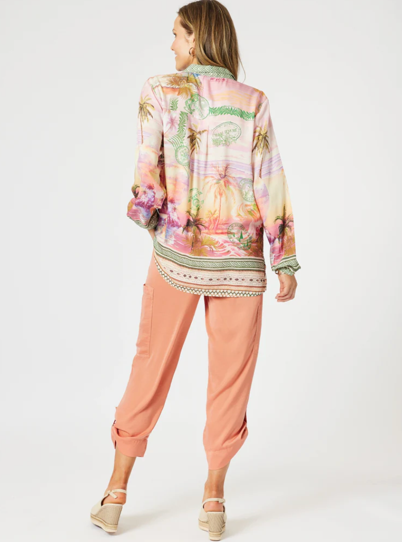 Passport Shirt - Sunset Multi