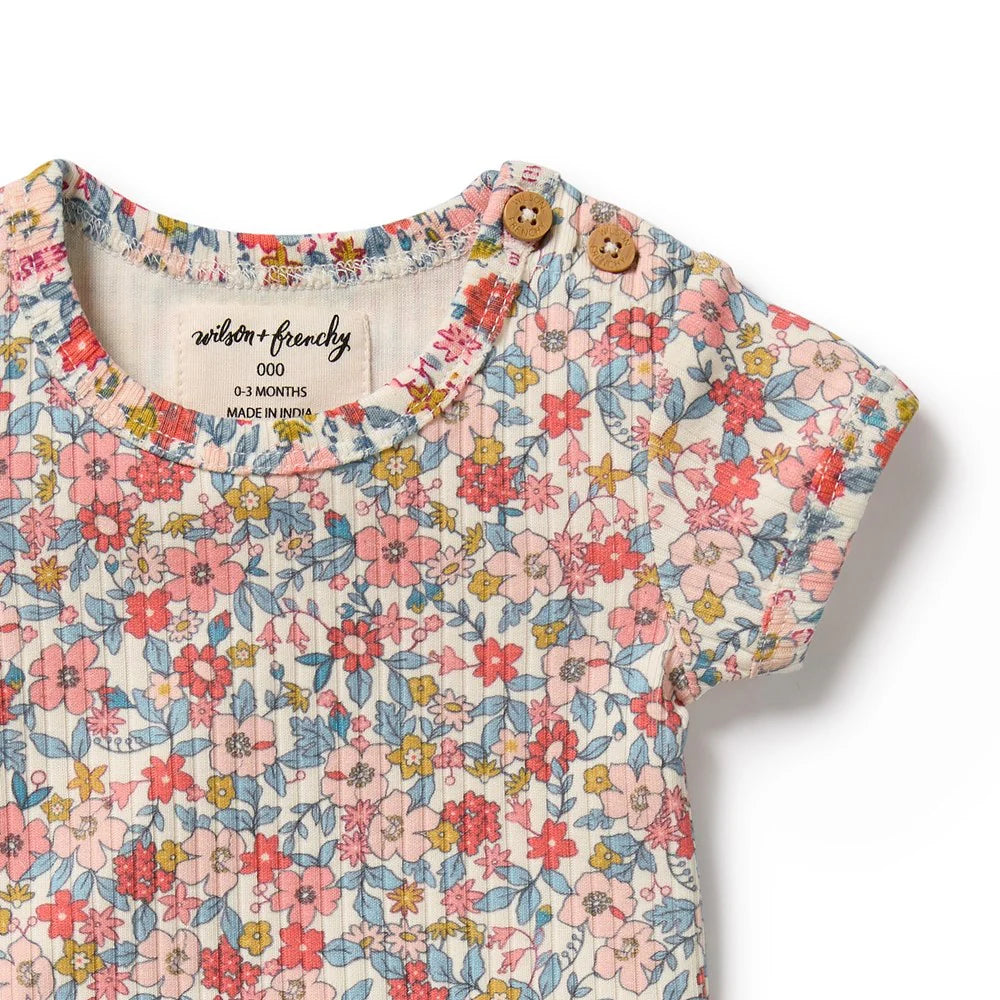 Summer Bloom Organic Body Suit