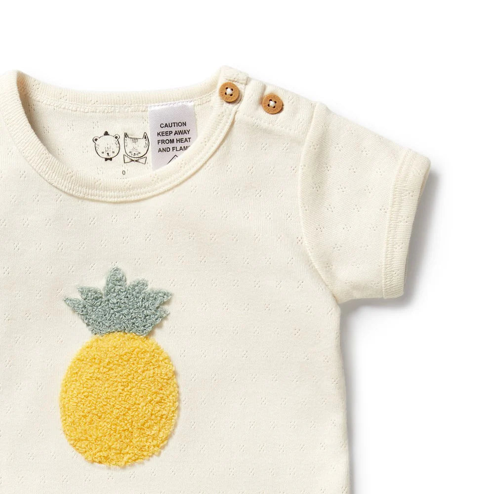 Piney Pals Organic Pointelle Bodysuit