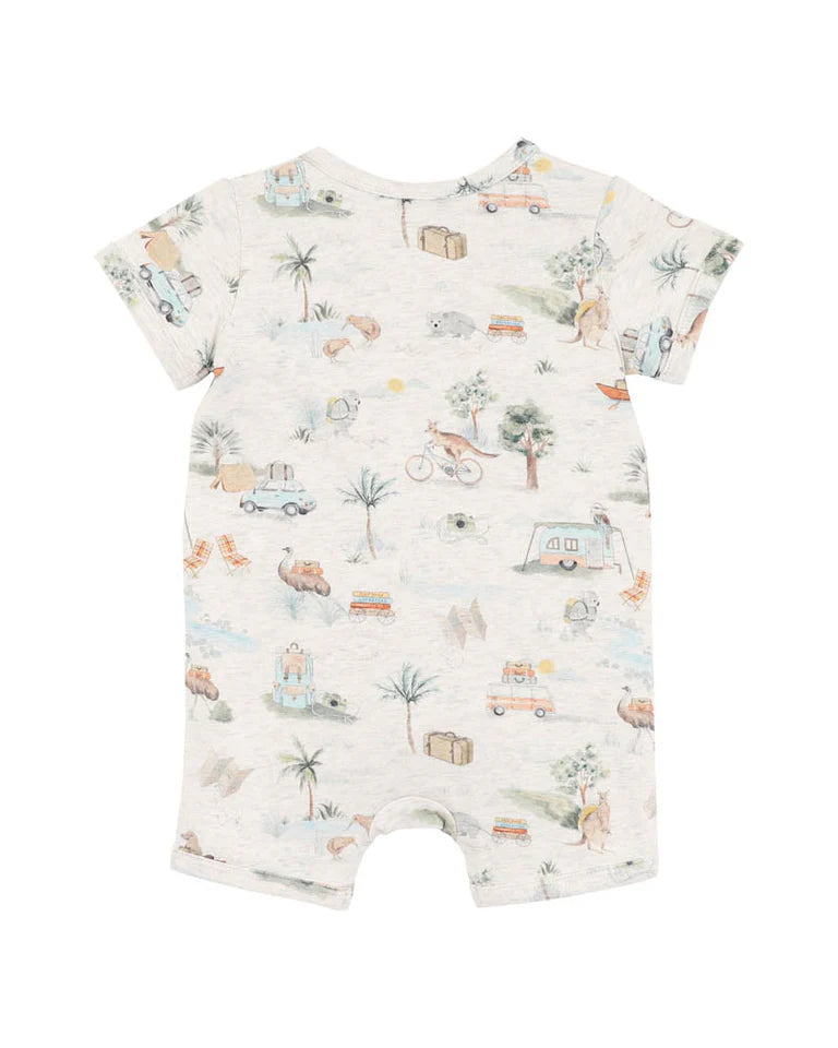 Ivan SS Zipsuit - Ivan Print