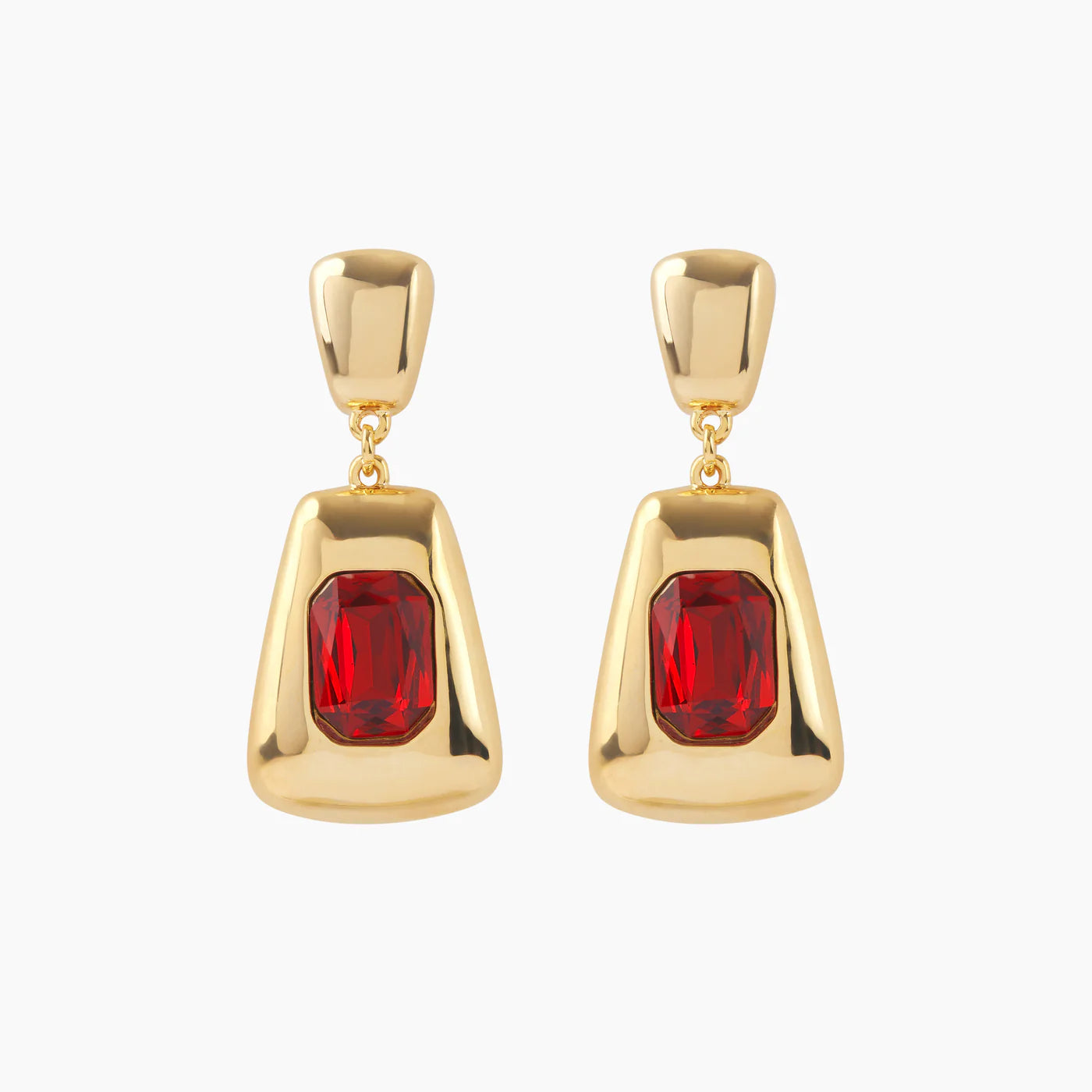 Annelise Earrings - Red