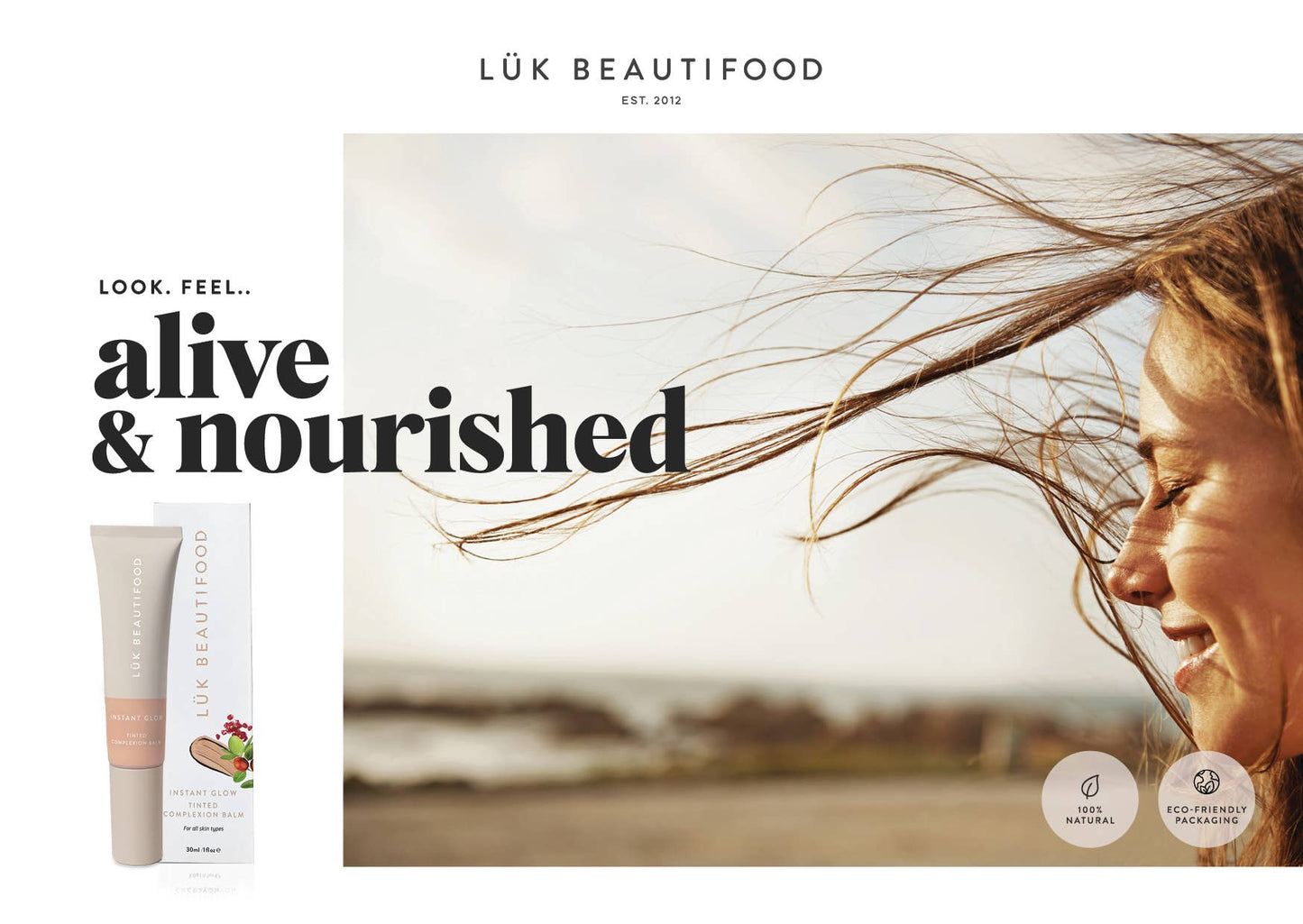 Luk Beautifood - NUDE 4 (Medium) - Instant Glow Tinted Complexion Balm 30ml