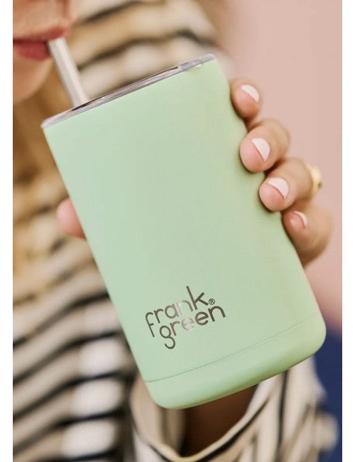 Iced Coffee Cup with Straw - Mint Gelato 15oz