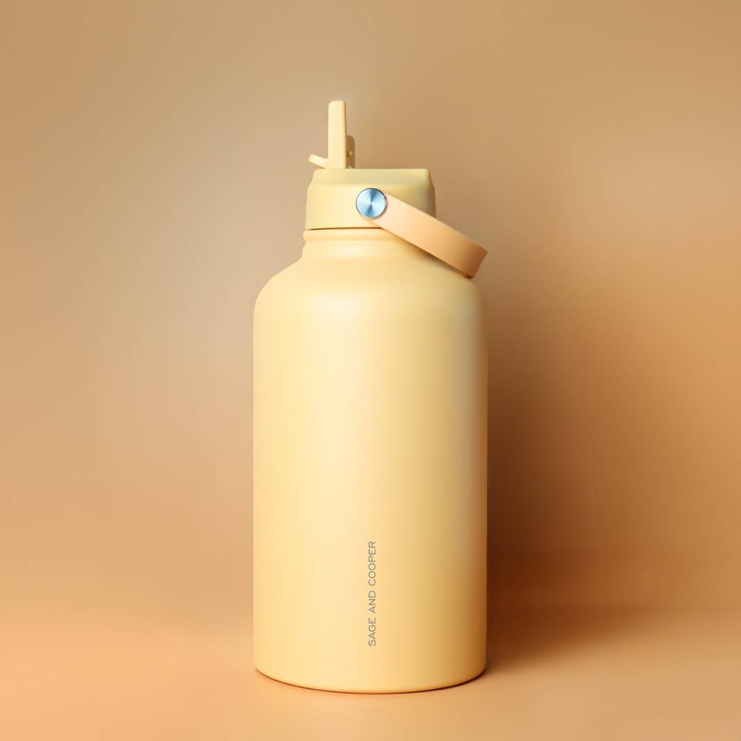 Sage & Cooper - The Sage & Cooper Insulated Drink Bottle: Stone / 1 Litre