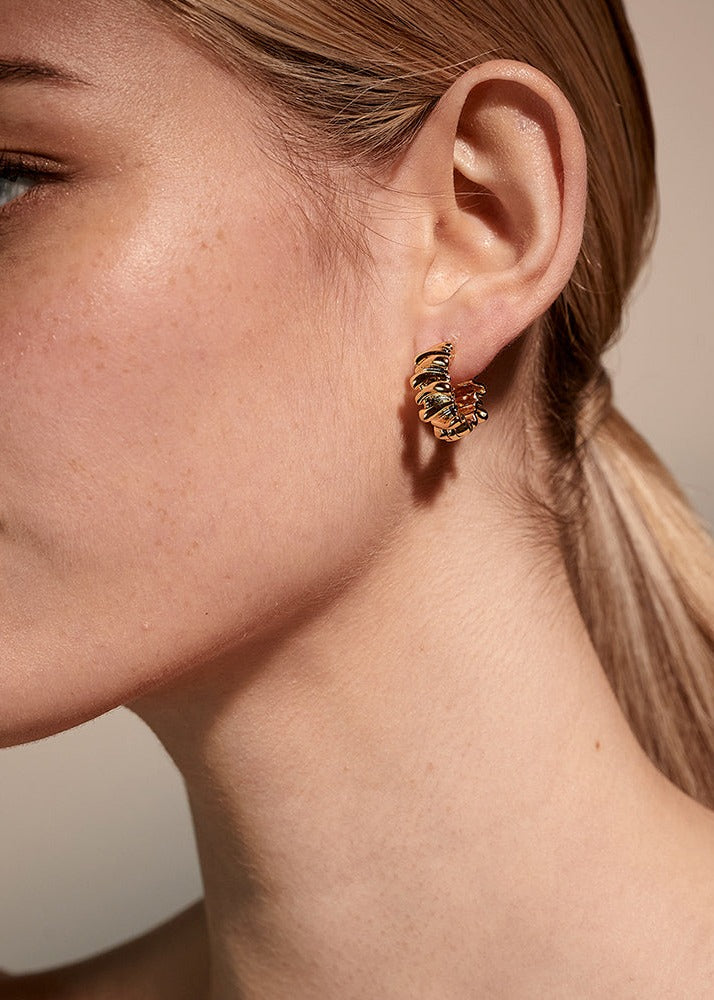 April Hoops - Gold