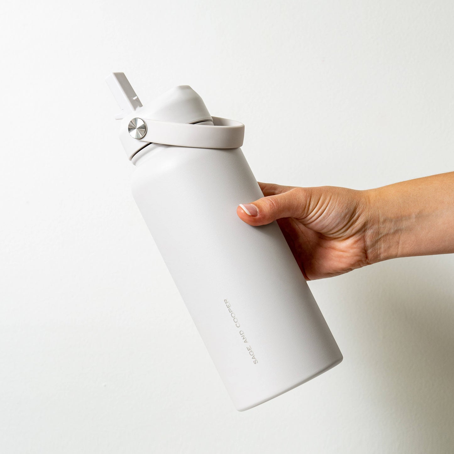 Sage & Cooper - The Sage & Cooper Insulated Drink Bottle: Stone / 1 Litre