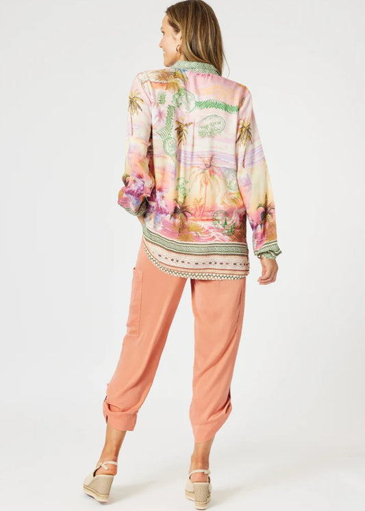 Passport Shirt - Sunset Multi