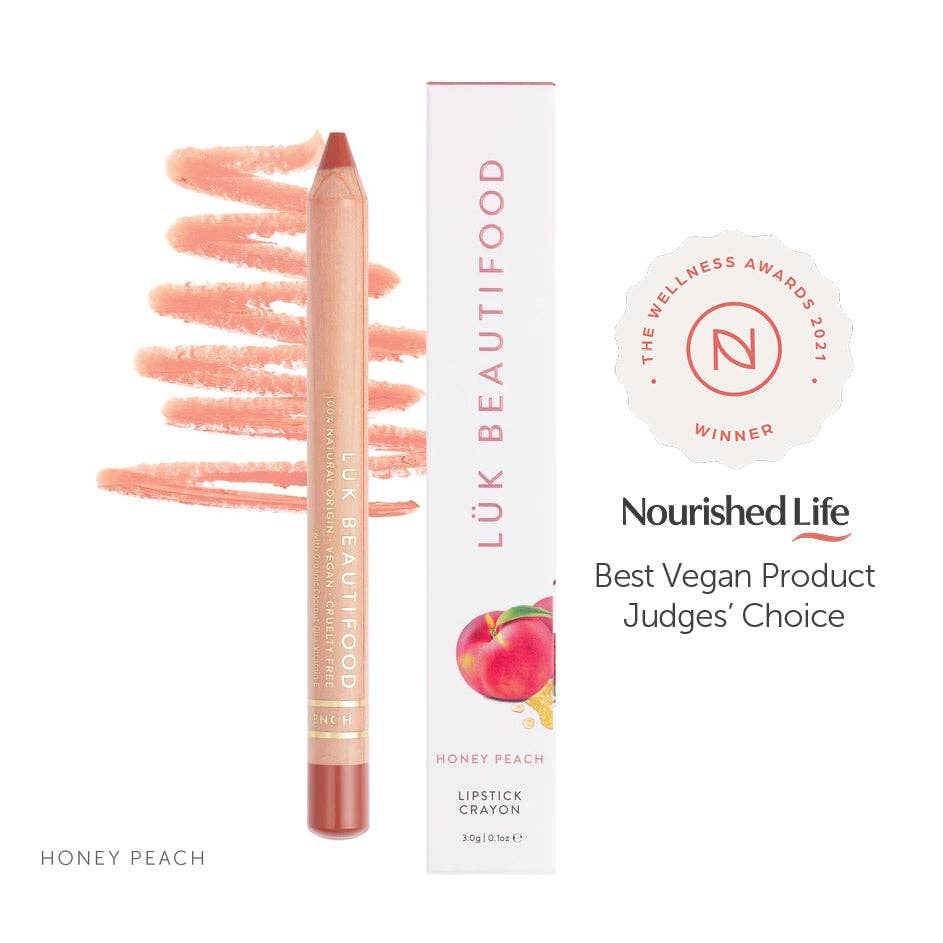 Luk Beautifood - Eco-luxe Lipstick Crayon in Honey Peach
