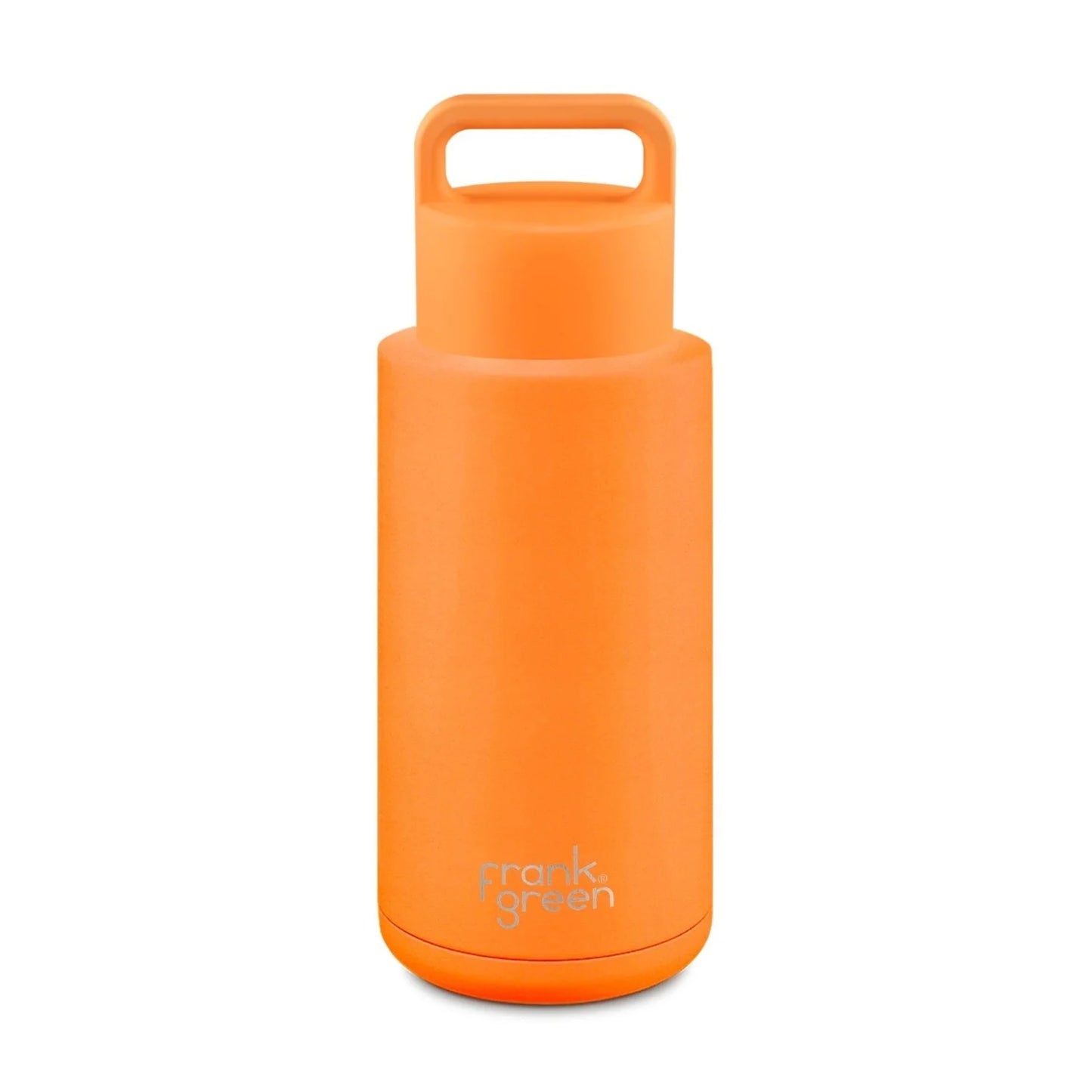 34oz Ceramic Reusable Bottle - Neon Orange