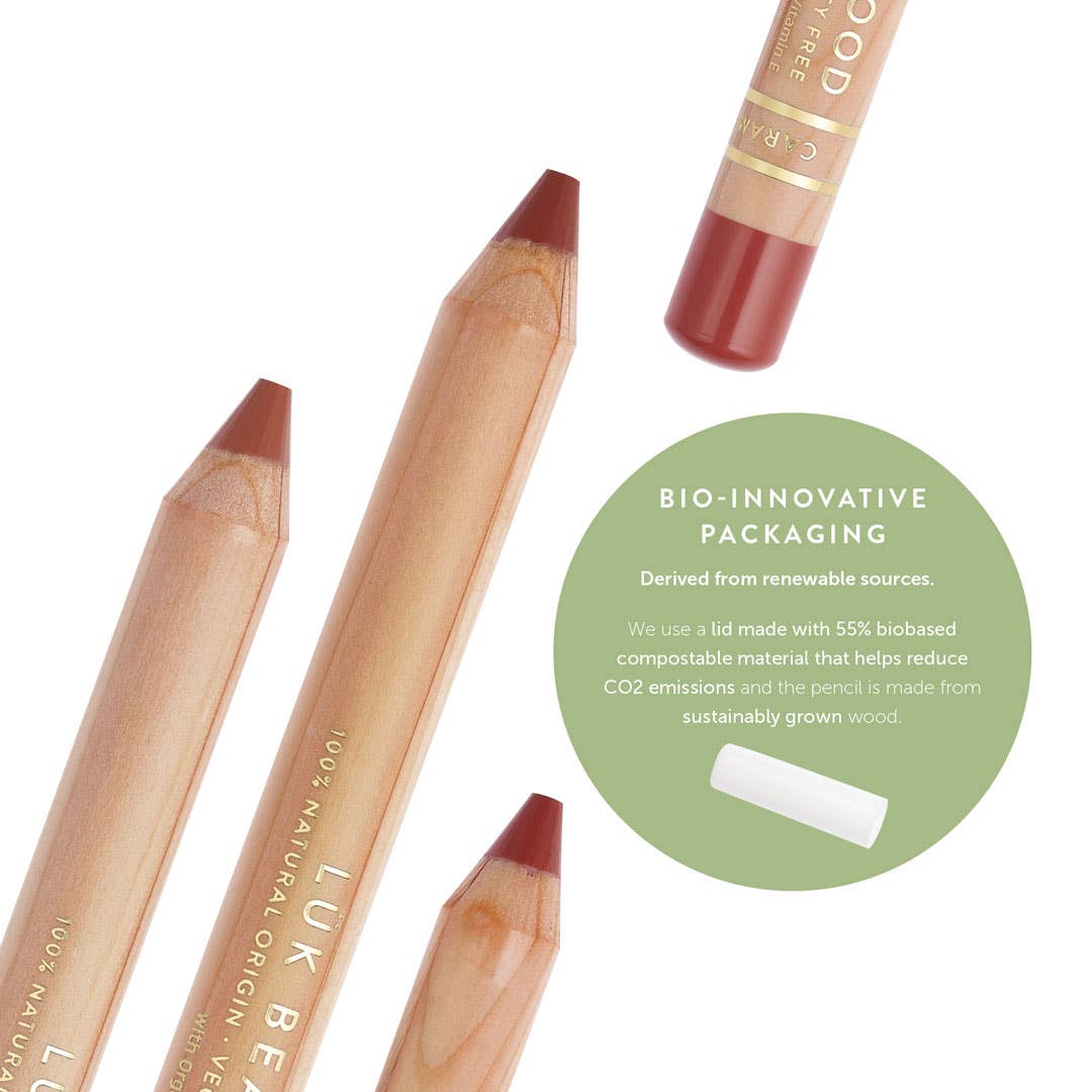 Luk Beautifood - Eco-luxe Lipstick Crayon in Honey Peach