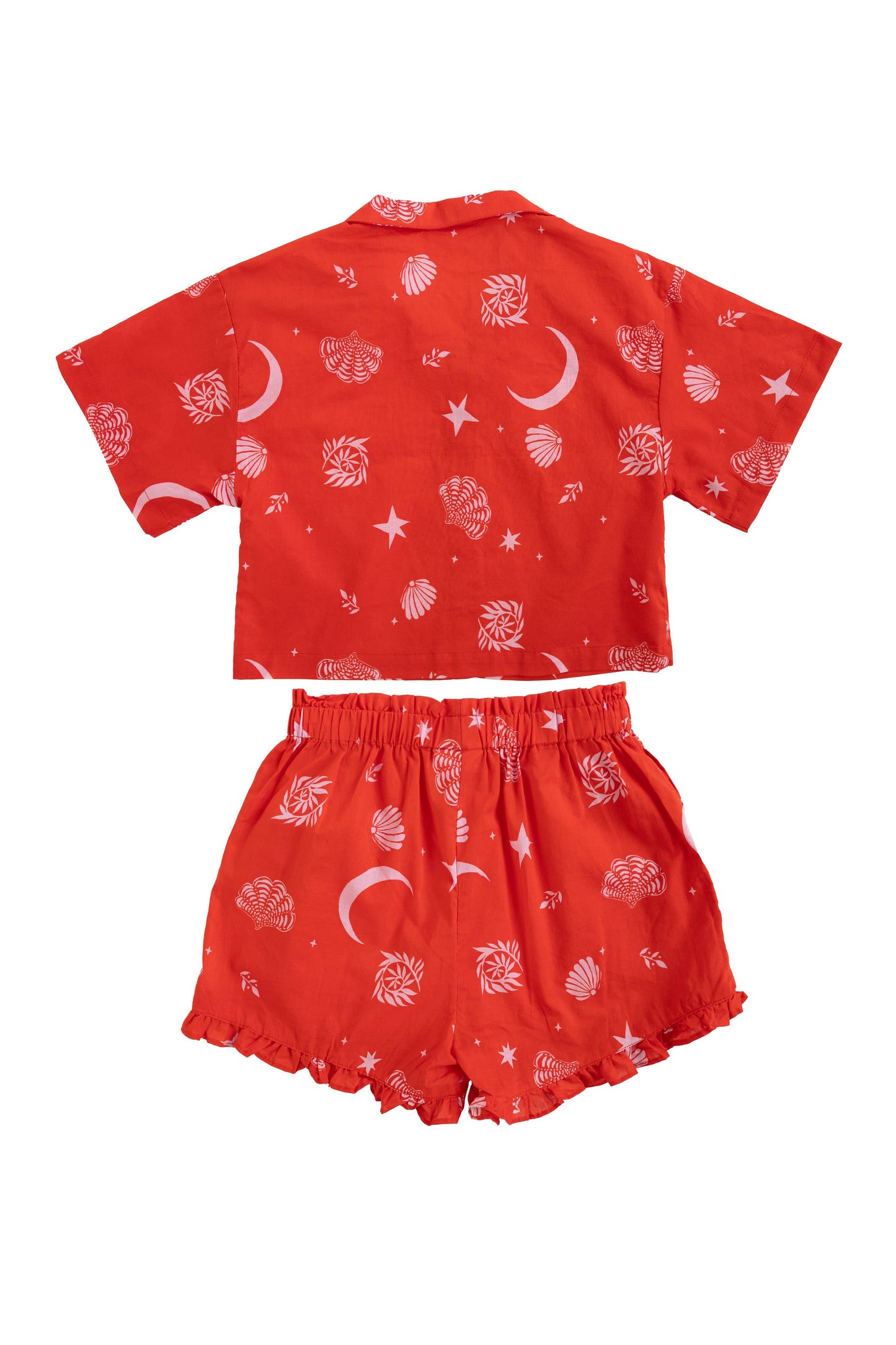 Yardage Shirt & Short Set Kids - Mykonos Red