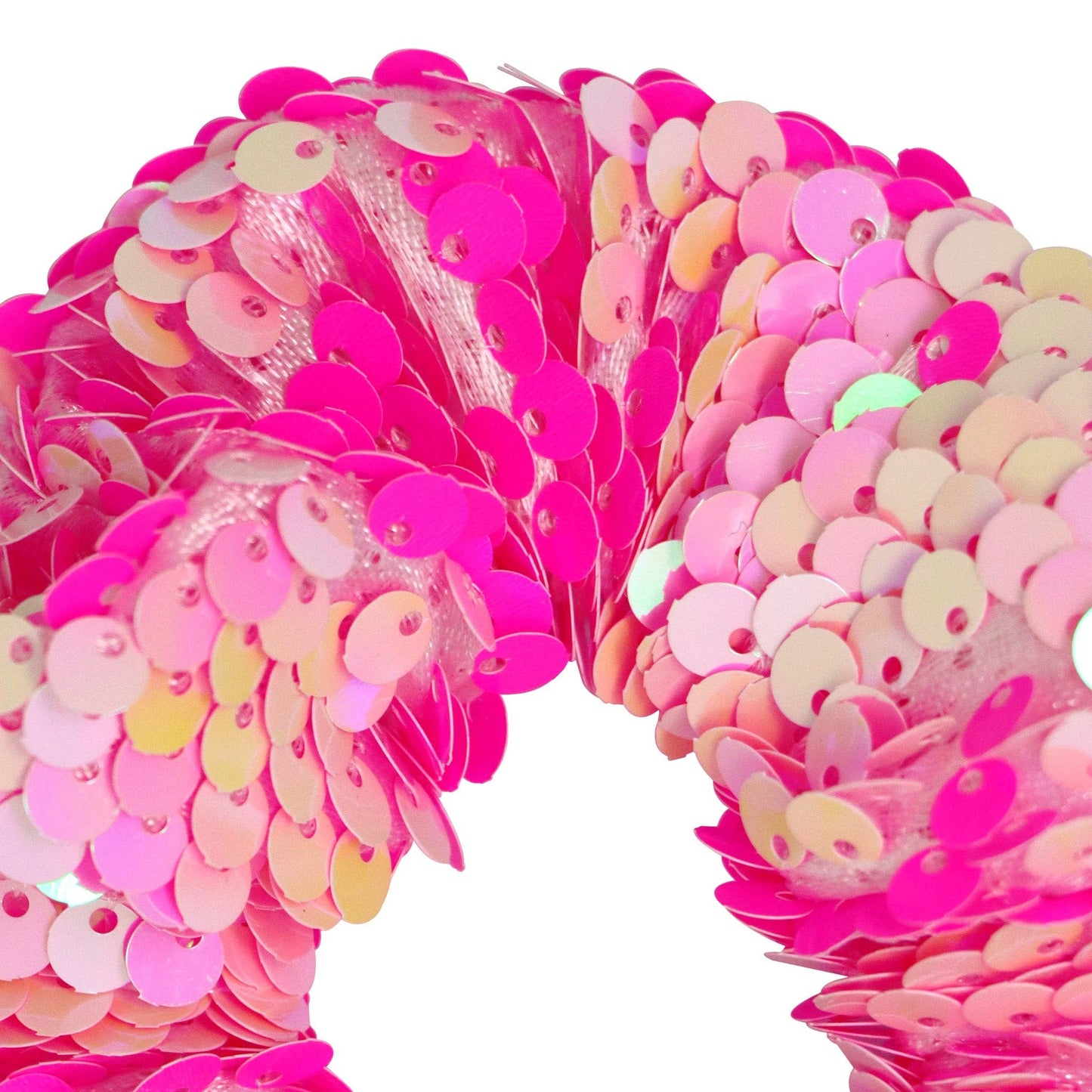 Pink Poppy - Pink Sequin Hair Scrunchie - (Pack Size: 6)