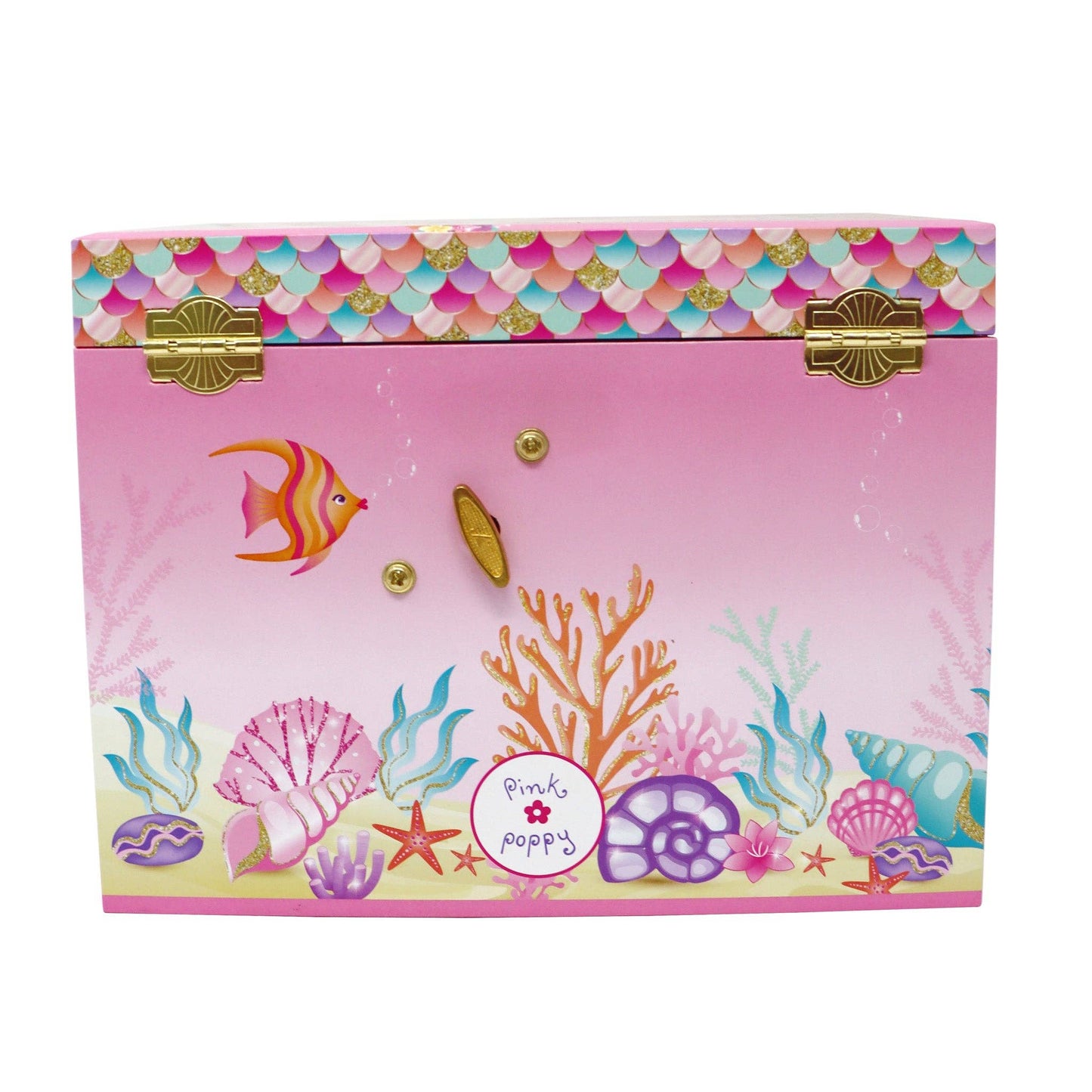Pink Poppy - Enchanted Medium Mermaid Musical Jewellery
