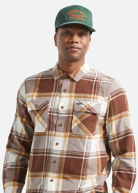 Bowery LW Ultra Flannel - Chocolate White