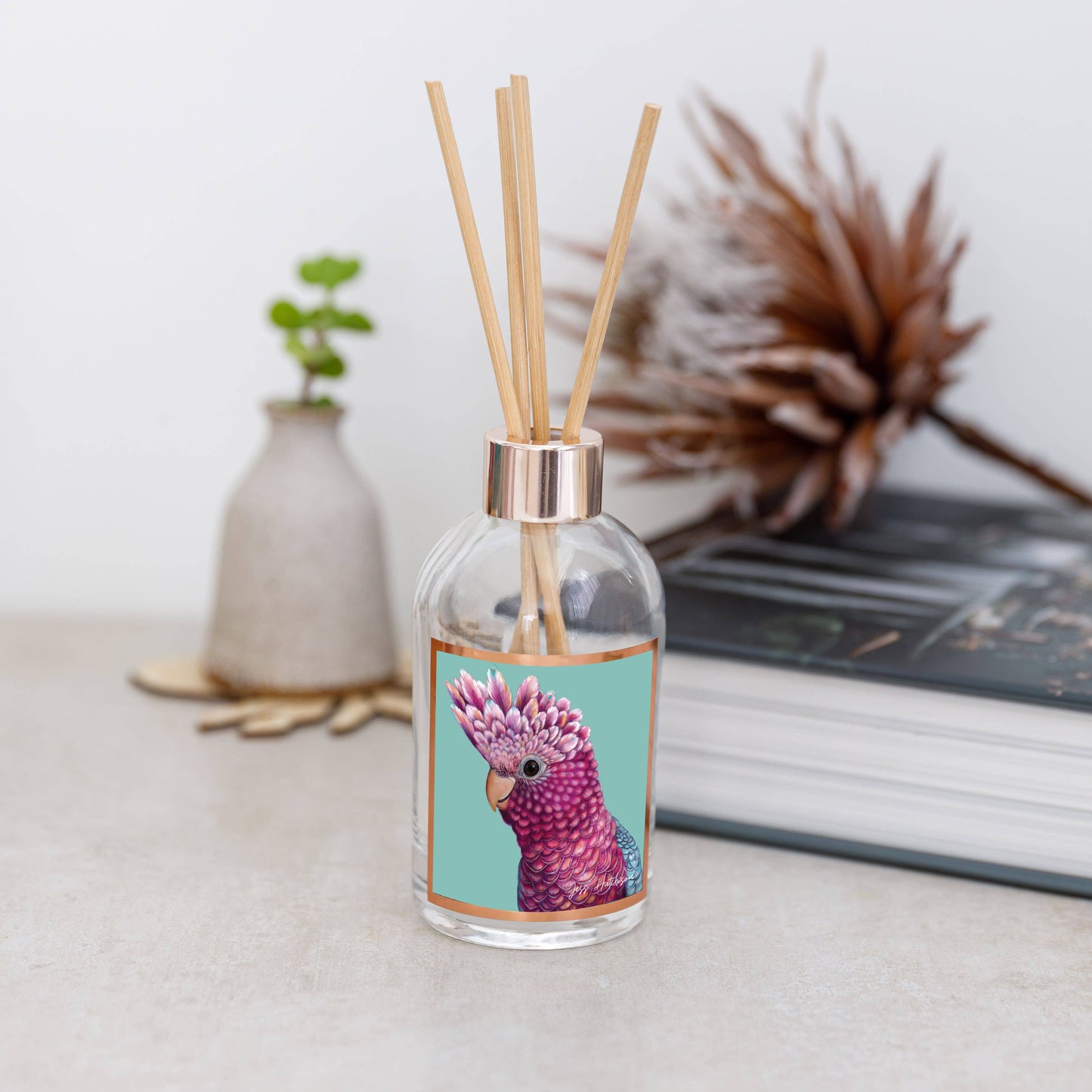Aroma Pot - 200ml Australian artist reed diffuser - Desert Lime