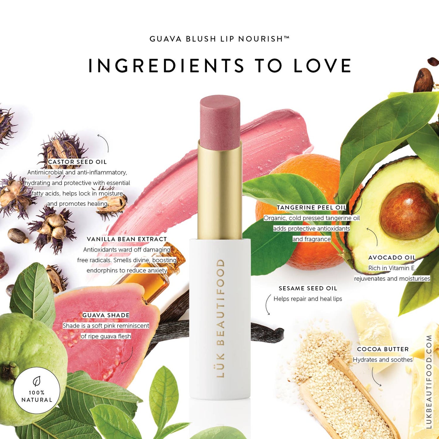 Lip Nourish Lipstick - Guava Blush