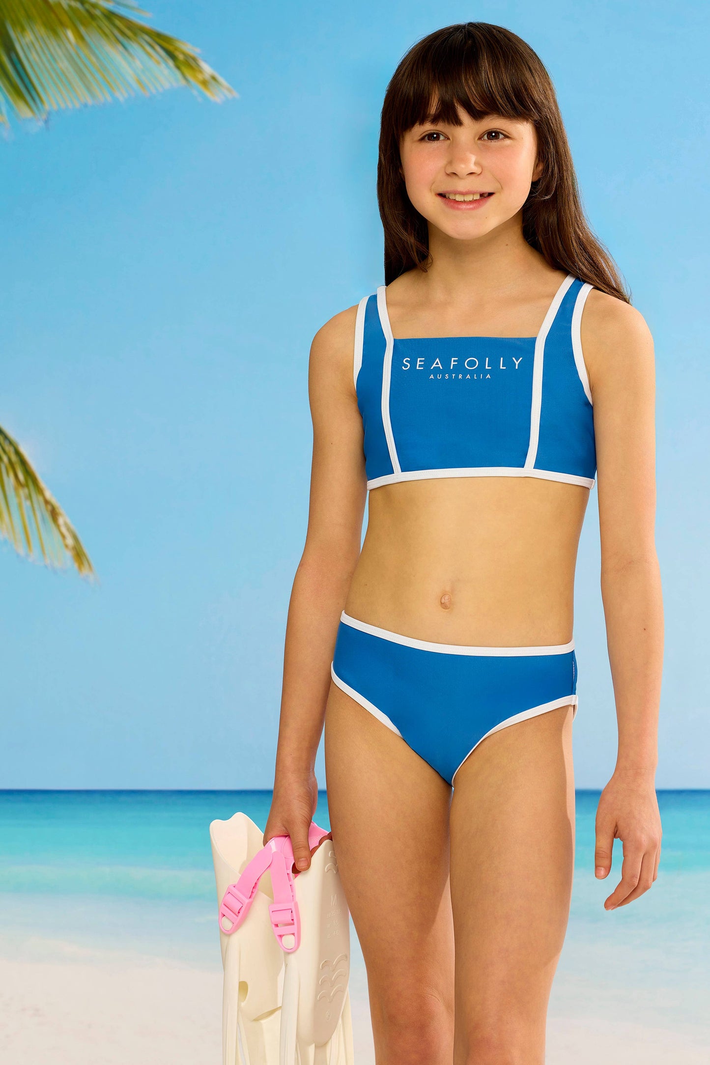 Seafolly Kids - Essentials Bikini - Azure: AZURE / 10