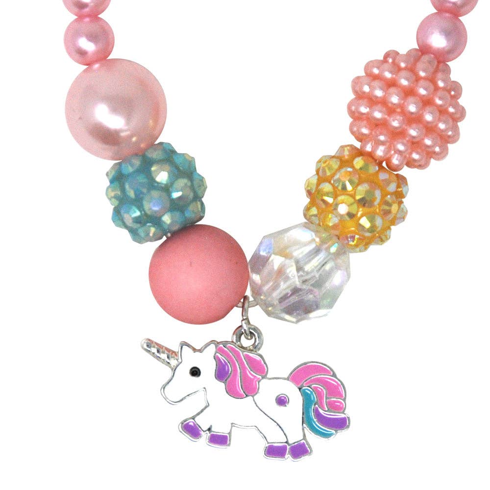Pink Poppy - My Little Unicorn Necklace