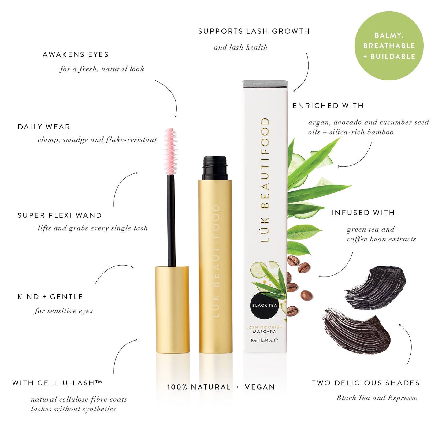 Luk Beautifood - Lash Nourish Mascara™ - Espresso 10ml