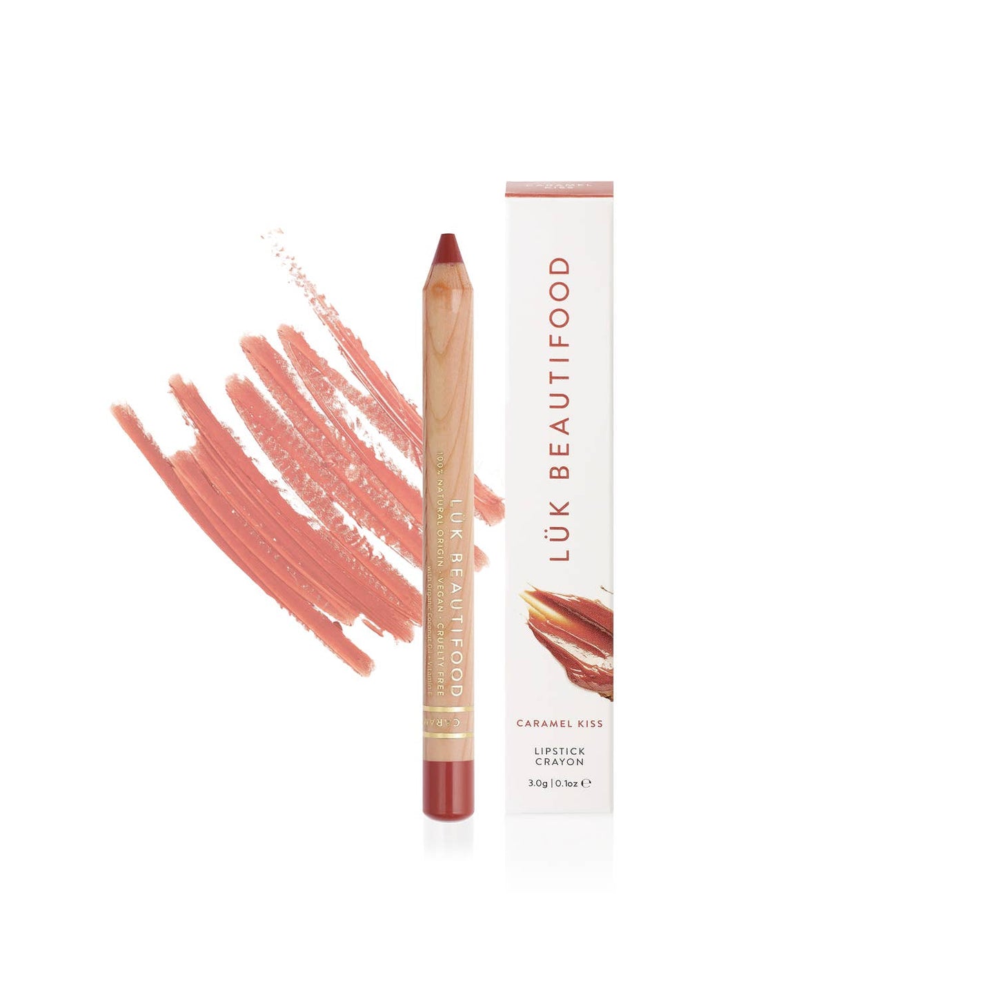Luk Beautifood - Eco-luxe Lipstick Crayon in Caramel Kiss