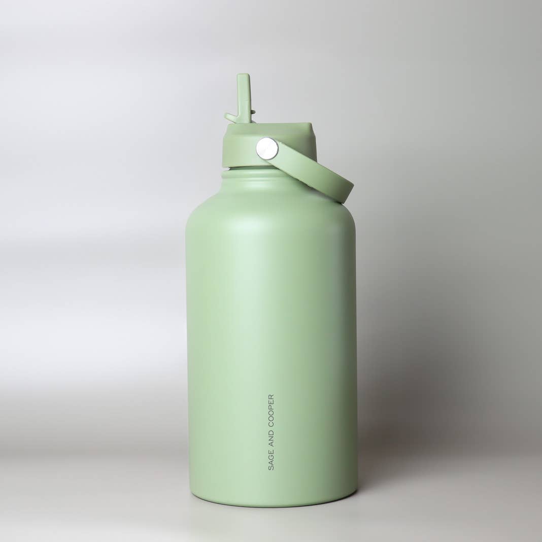 Sage & Cooper - The Sage & Cooper Insulated Drink Bottle: Stone / 1 Litre