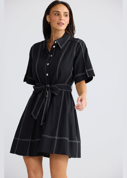 Brave and True Sandra Dress - Black