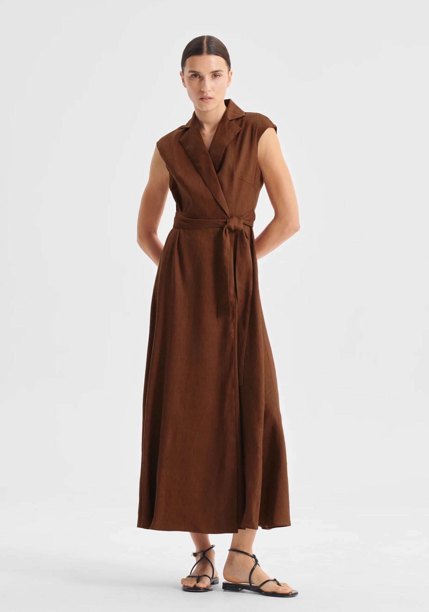 Vera Wrap Dress - Hazel