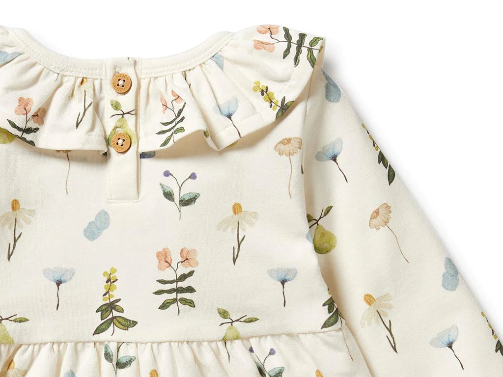 Petit Garden Organic Ruffle Dress