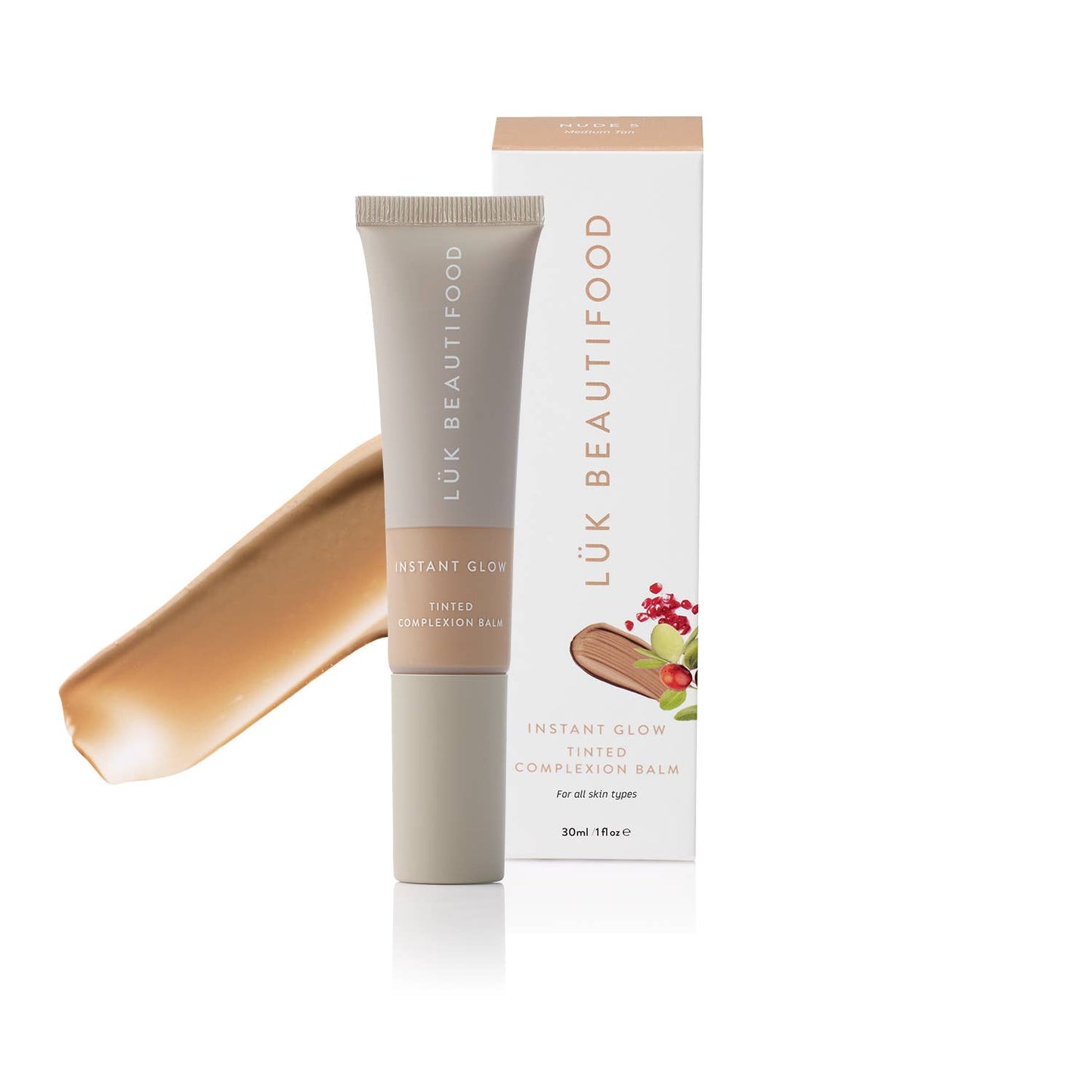 Lük Beautifood - NUDE 5 (Medium Tan) - Instant Glow Tinted Complexion Balm 30