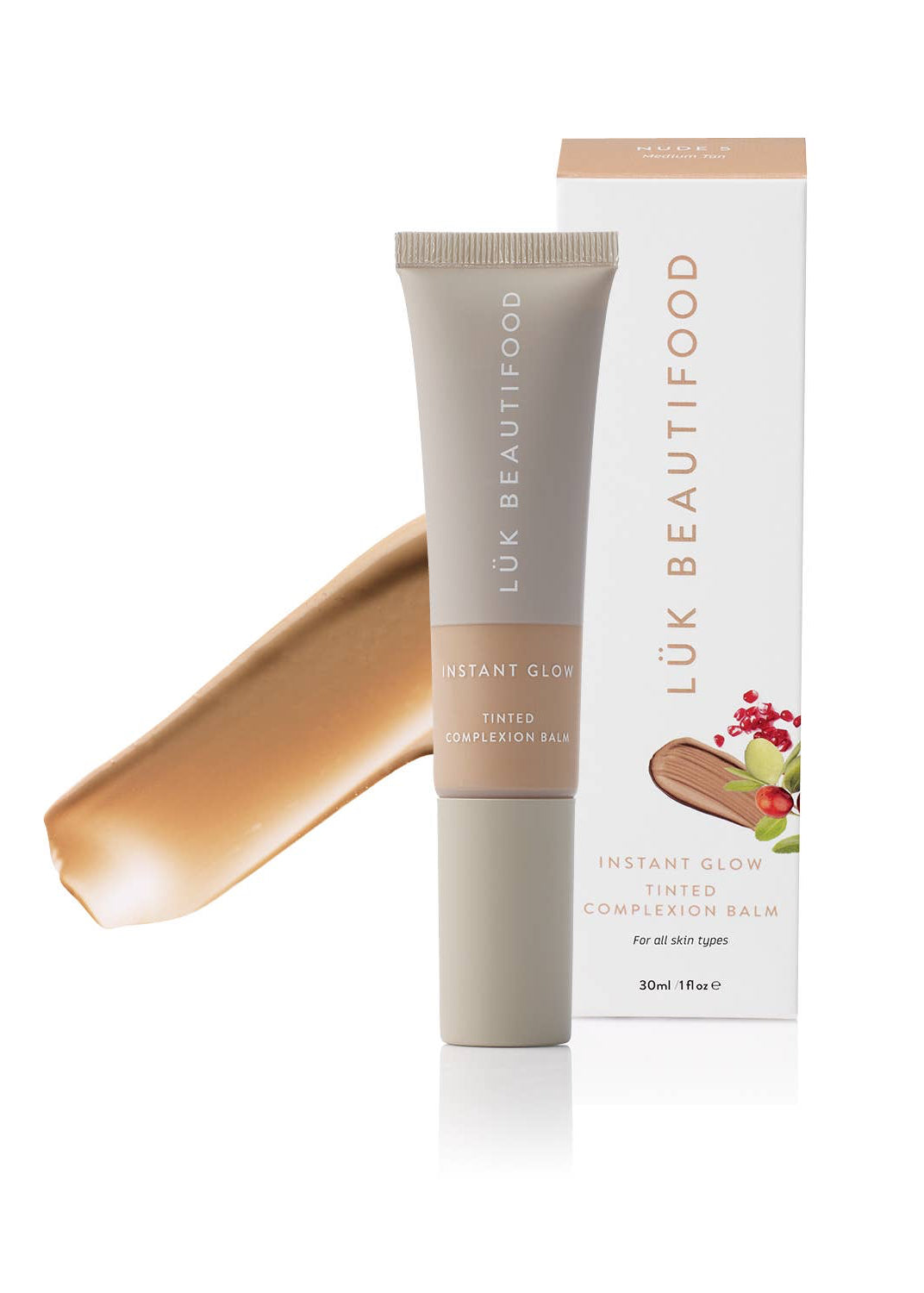 Lük Beautifood - NUDE 5 (Medium Tan) - Instant Glow Tinted Complexion Balm 30