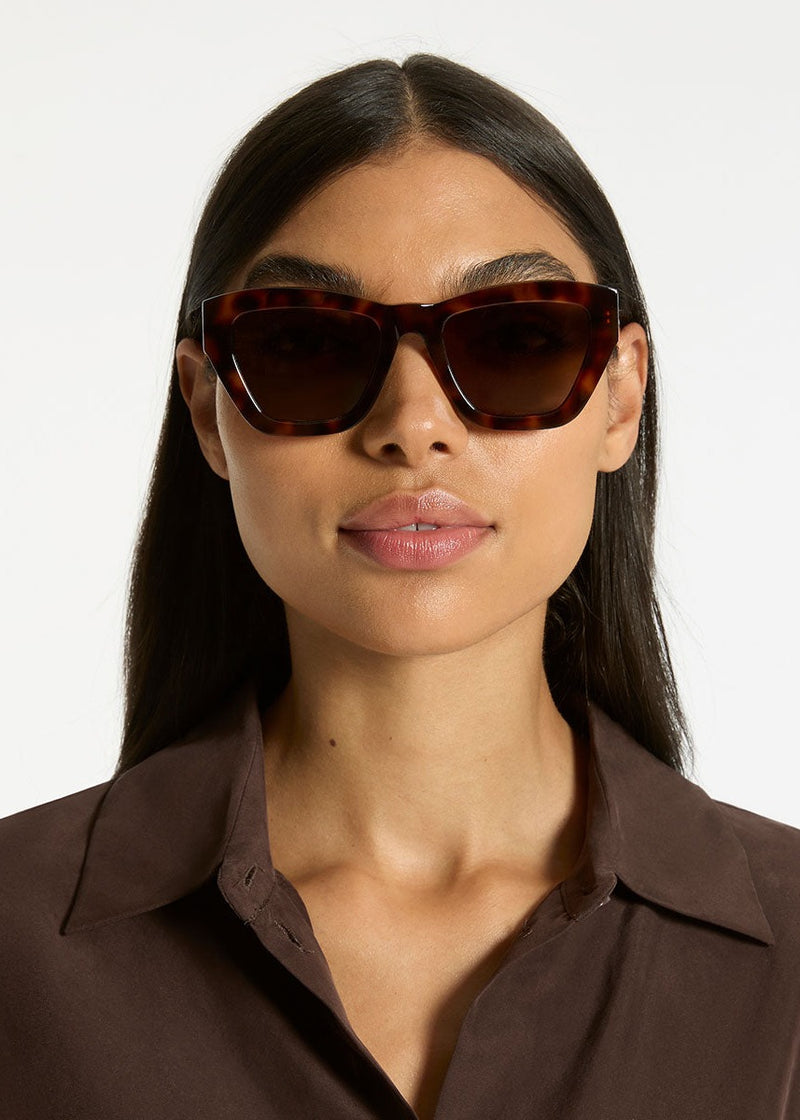 Mirage Sunglasses - Brown Tort