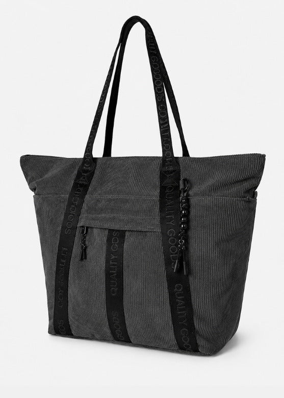 Jasper Cord Bag - Charcoal